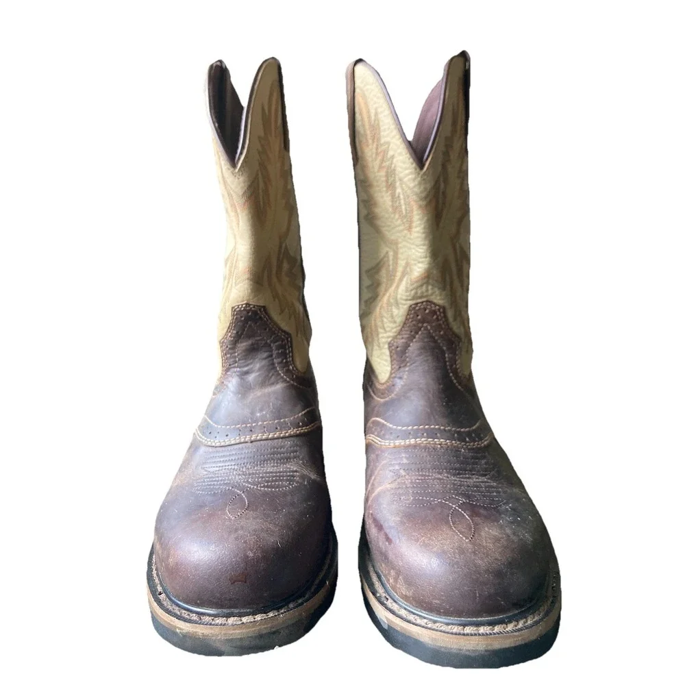 Justin Original Workboots Mens 11 EE Superintendent 11 Inch Work Brown SE4660